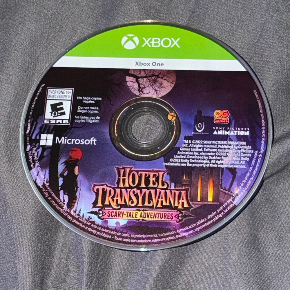 Microsoft Xbox One Hotel Transylvania Scary Adventures Video Gale Rated E Used M